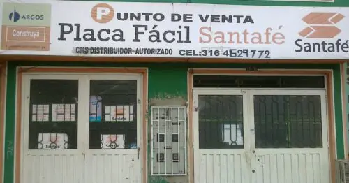 PUNTO DE VENTA PLACA FACIL SANTAFE